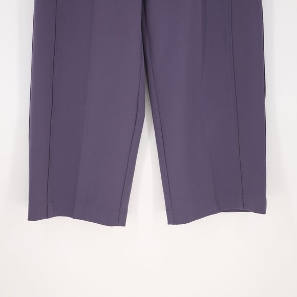NWT ATHLETA Stride Pant Wide-Leg Pull-On Relaxed Nightfall Purple Size XS - Picture 7 of 12